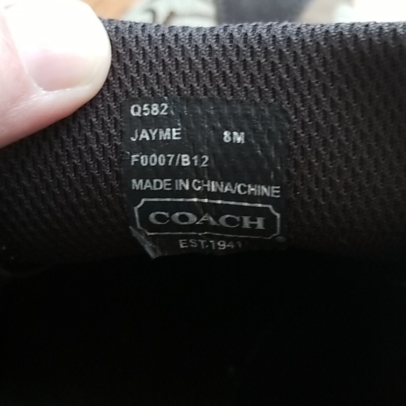 SOLD Coach shoes - Picture 6 of 8